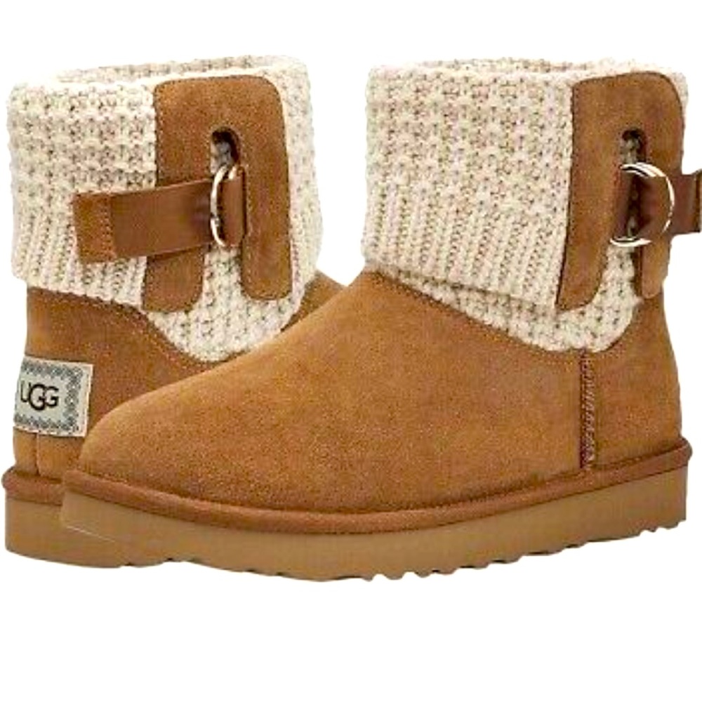 NWT UGG Women's Classic Solene Mini Boots, Size 9